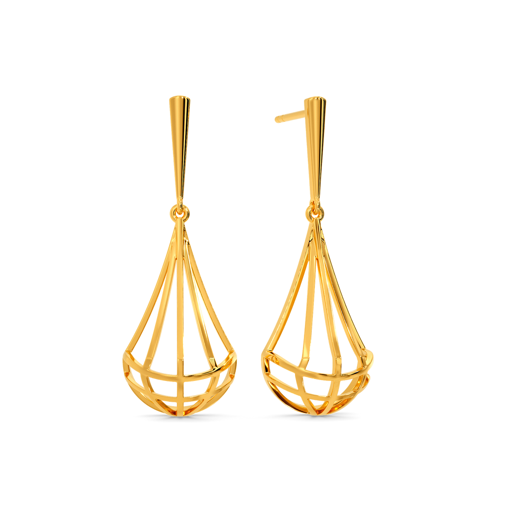 Volume Pop Gold Earrings
