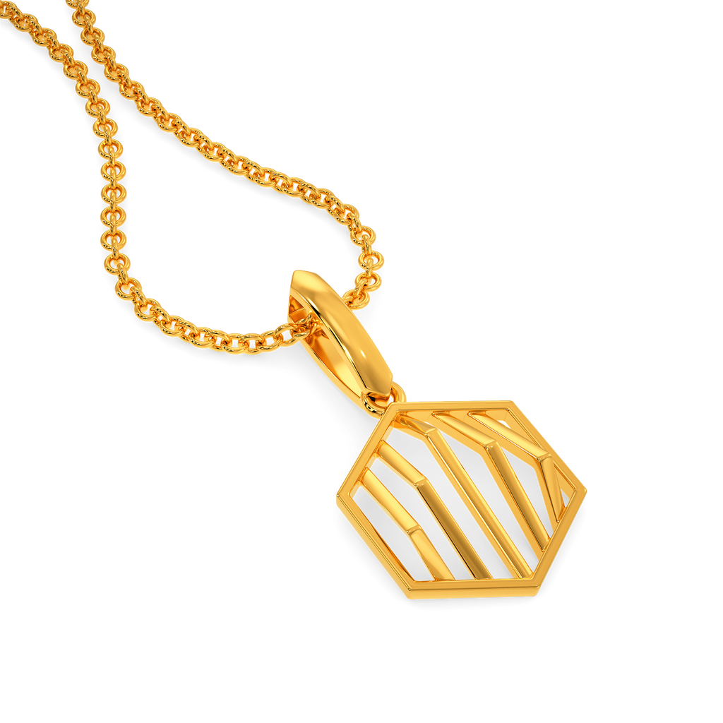Volume Power Gold Pendants