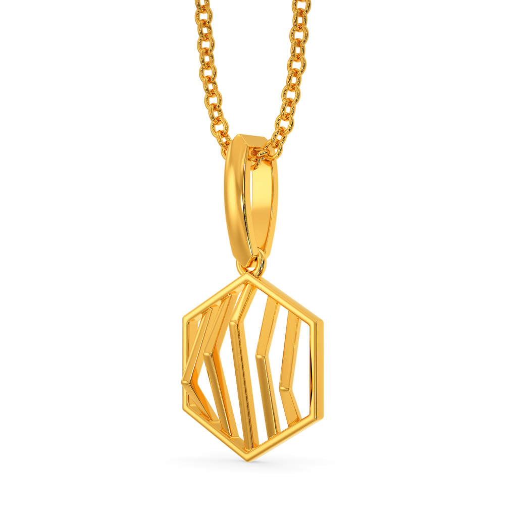 Volume Power Gold Pendants