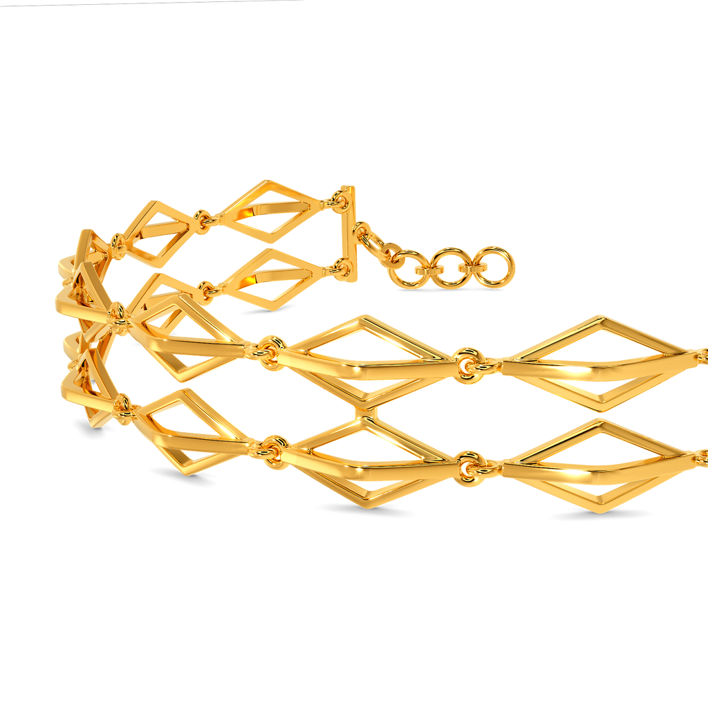 All Around Volume Gold Bracelets