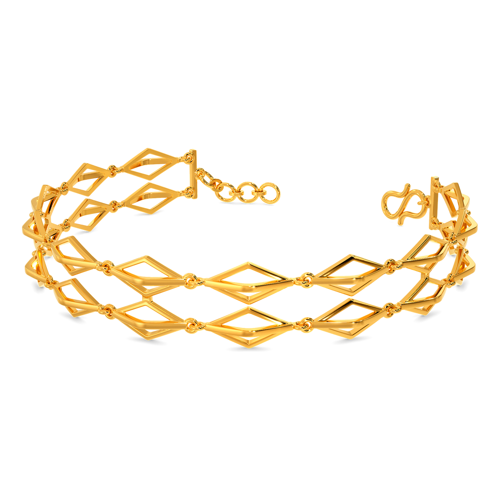 All Around Volume Gold Bracelets