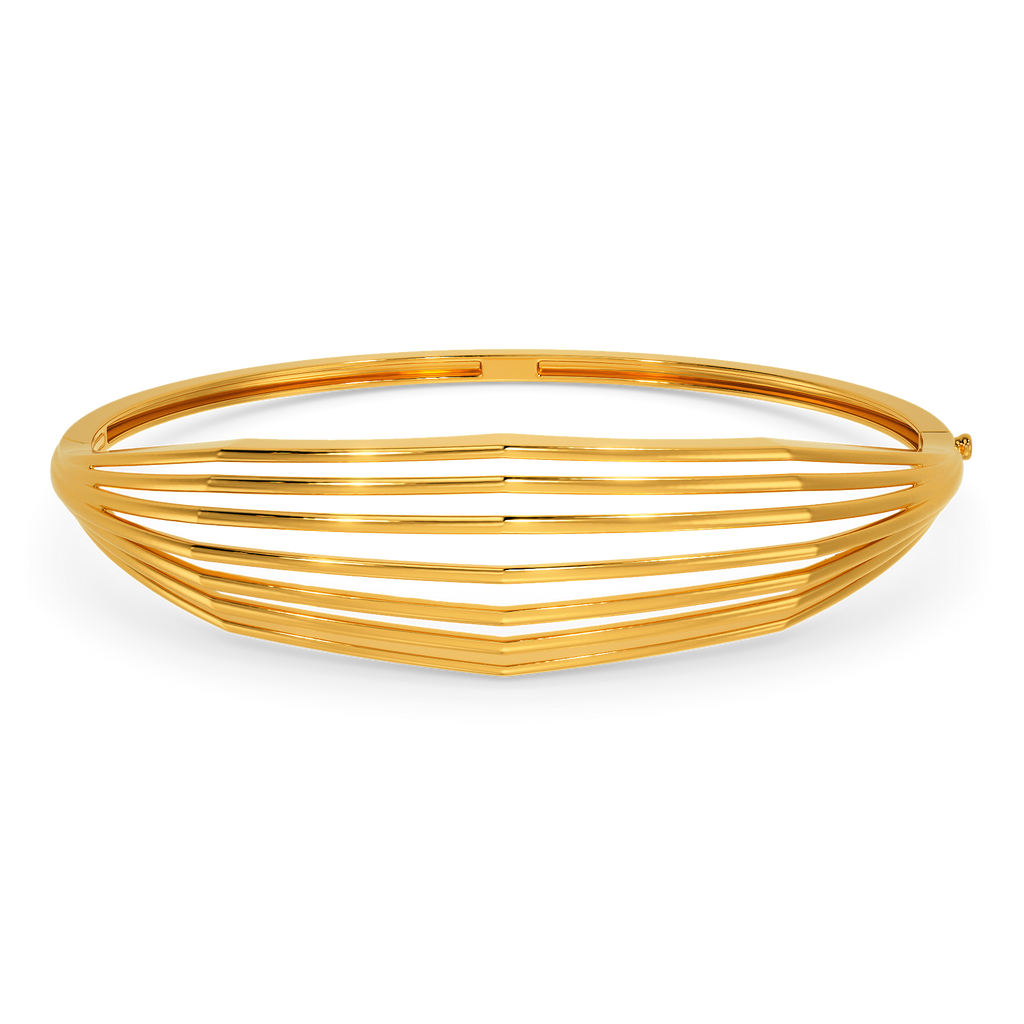 All Around Volume Gold Bangles