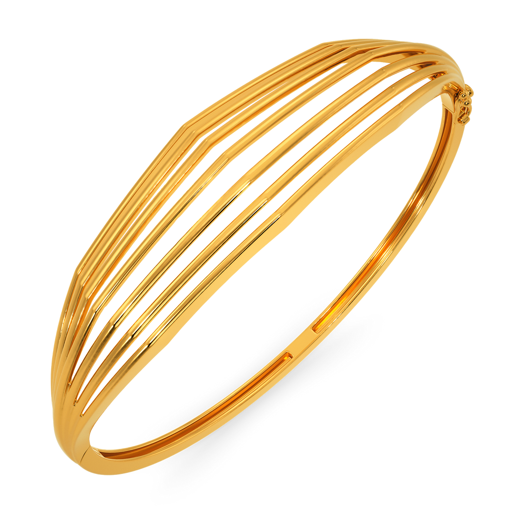 All Around Volume Gold Bangles