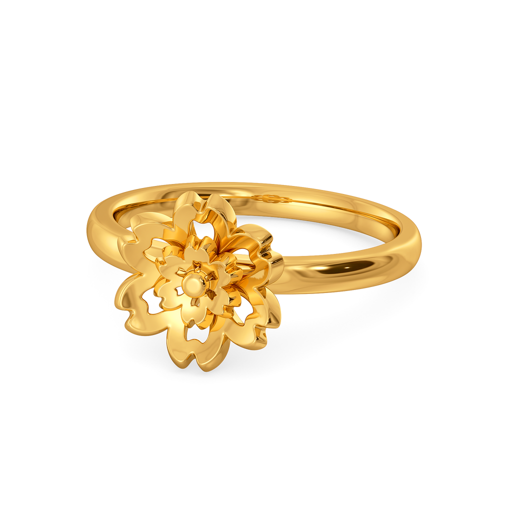 Amber Glow Gold Rings alternate view 2