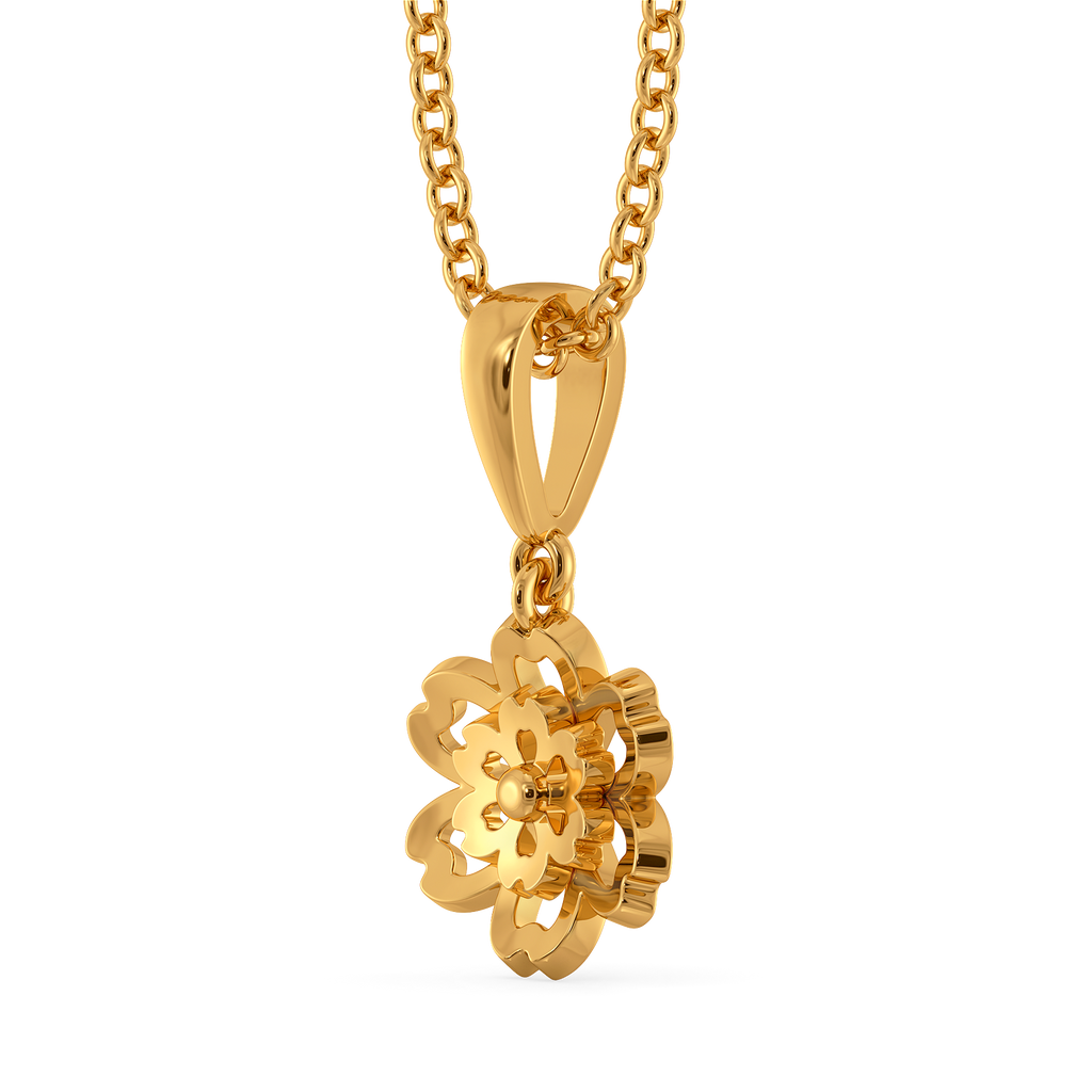 Amber Glow Gold Pendants