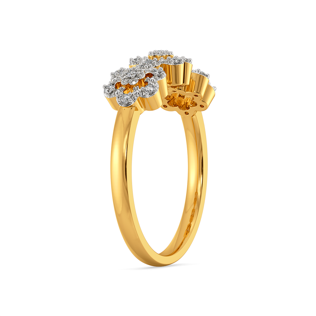 Golden Radiance Diamond Rings image