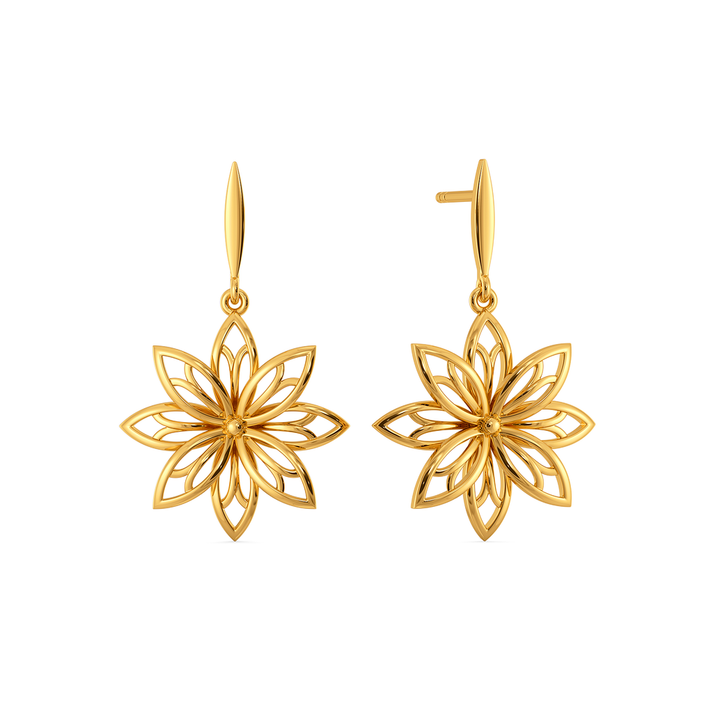 Golden Aura Gold Earrings