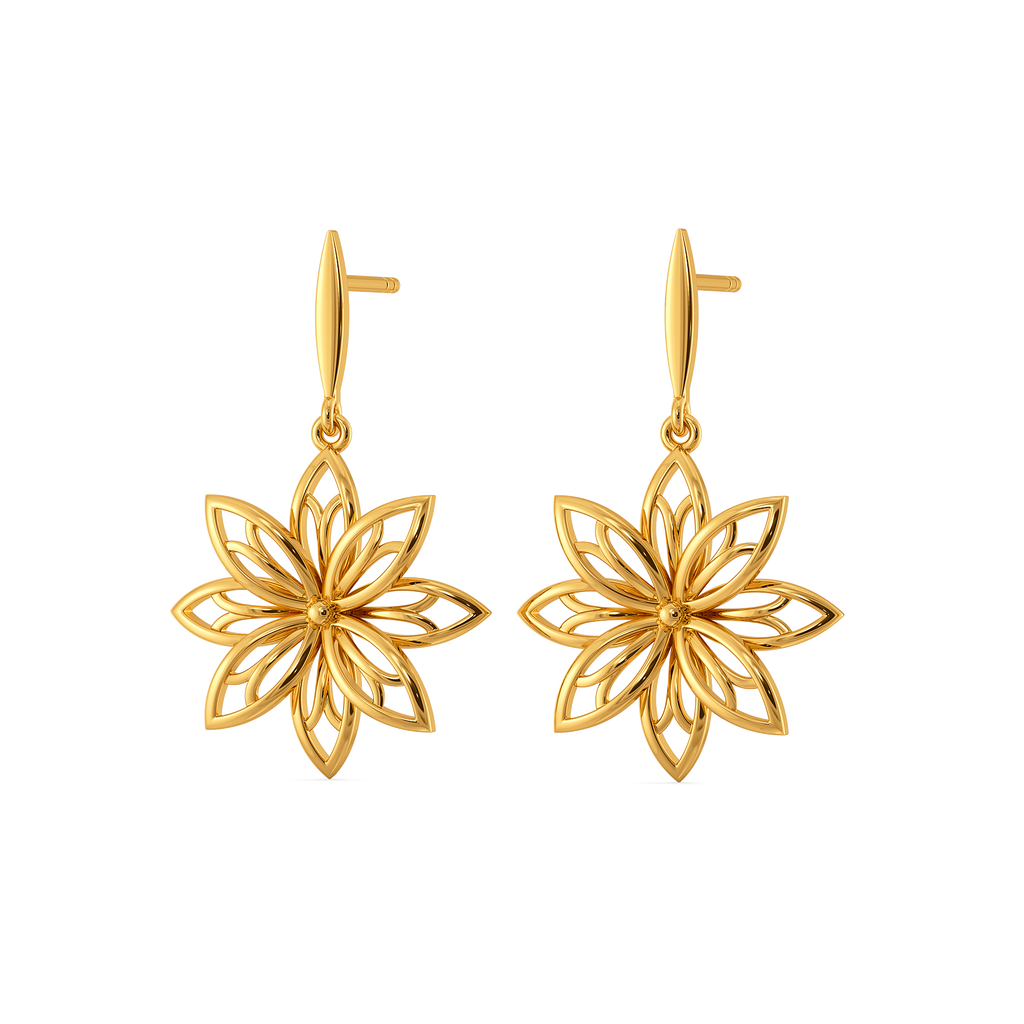 Golden Aura Gold Earrings