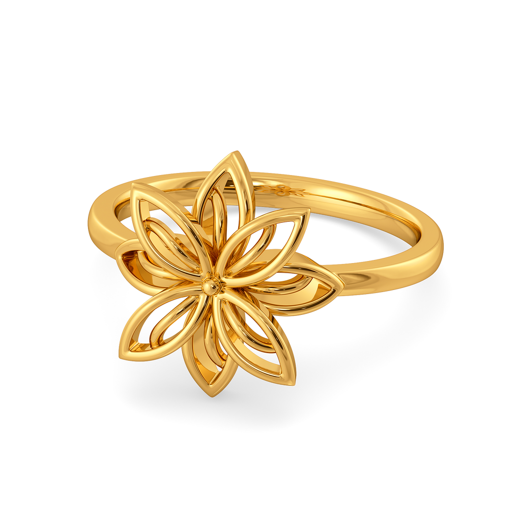 Golden Swirl Gold Rings alternate view 2