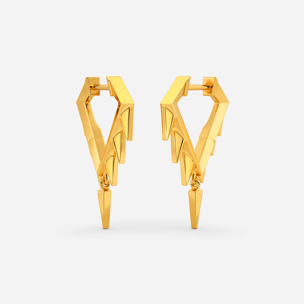 Daunting Dreams Gold Earrings