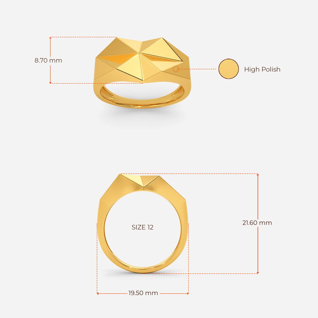 Chic Domination Gold Rings image