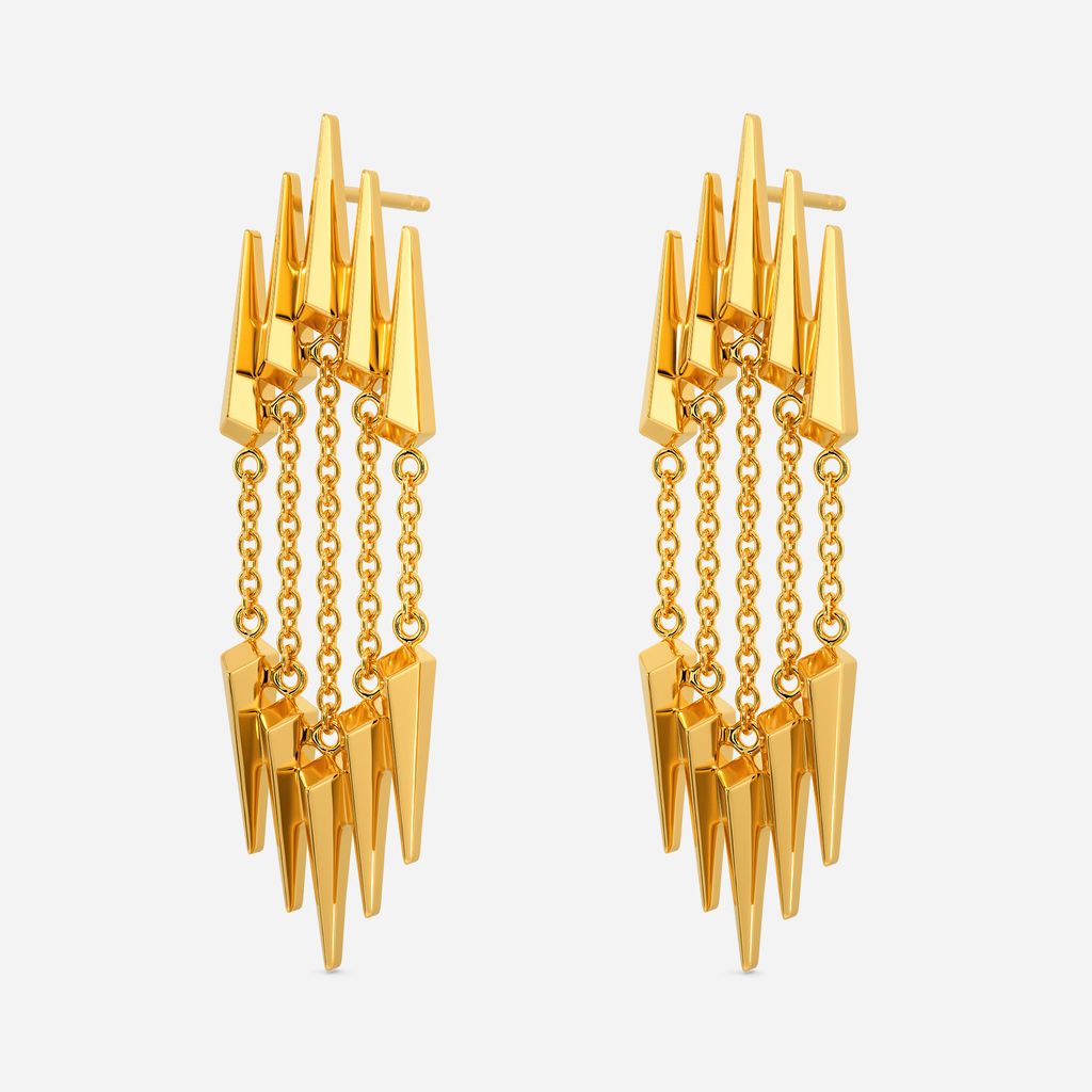 Dominatrix Trysts Gold Earrings