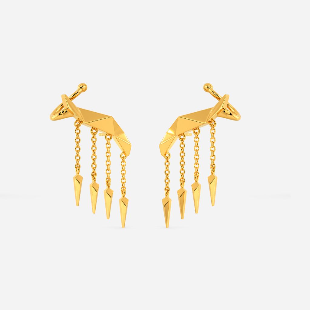 Revel O Reckless Gold Earrings