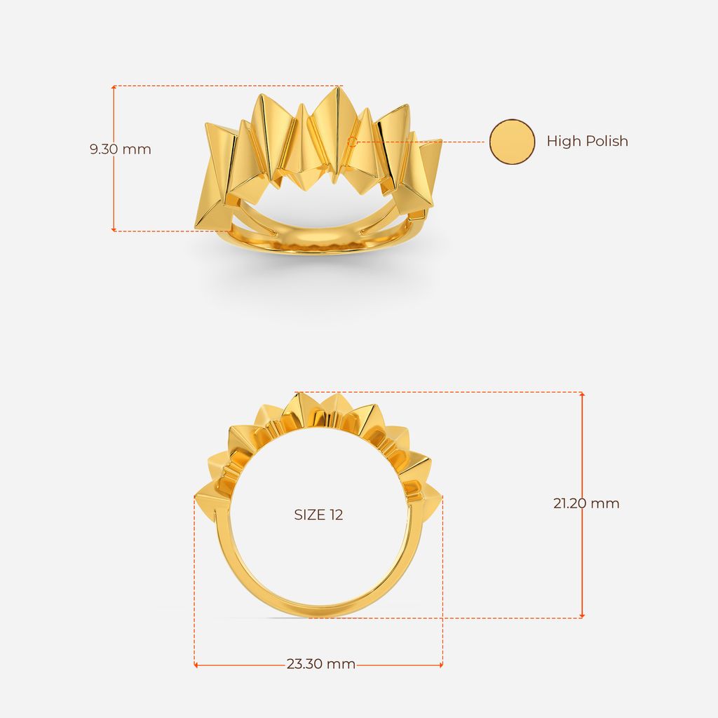 Domina Vibes Gold Rings image