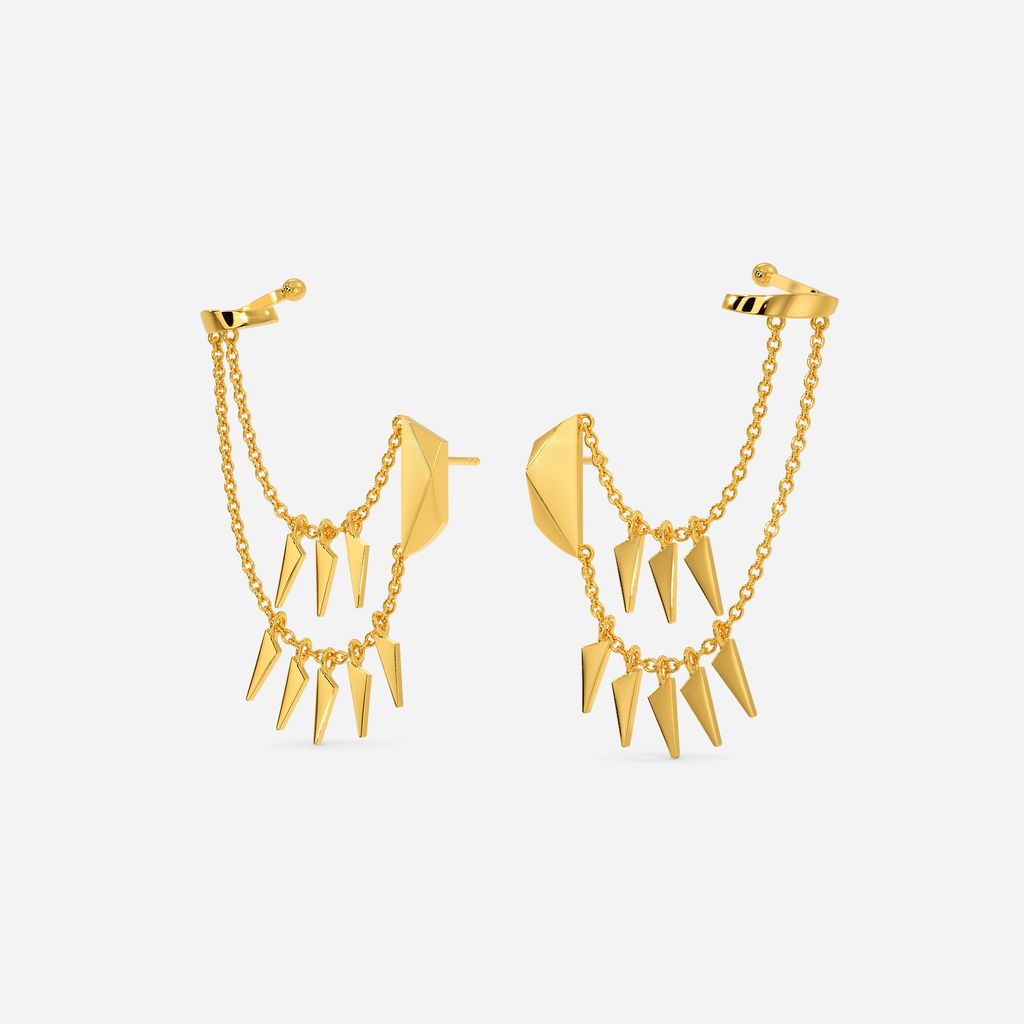 My Kinda Enigma Gold Earrings