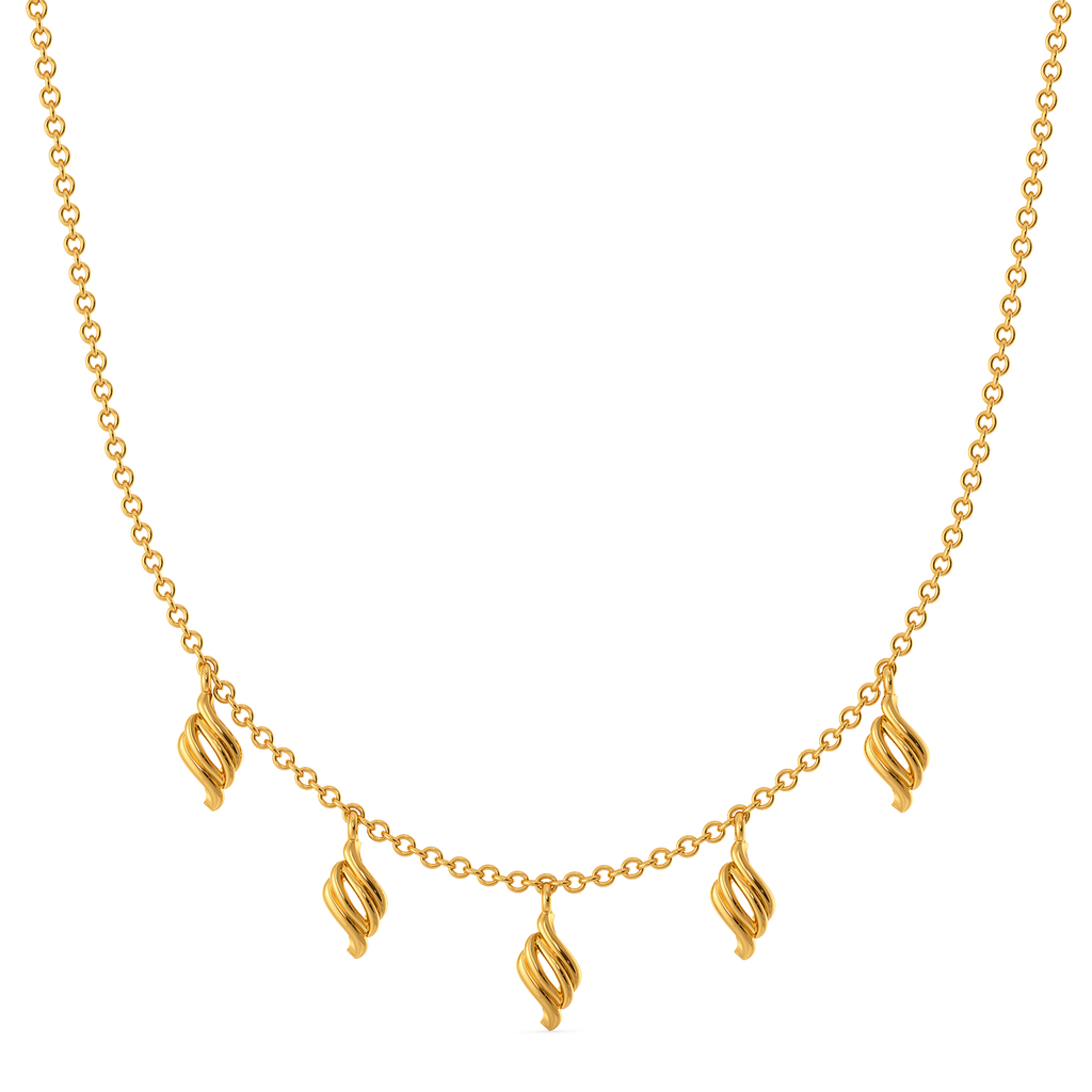 Very Drape Like Gold Necklaces