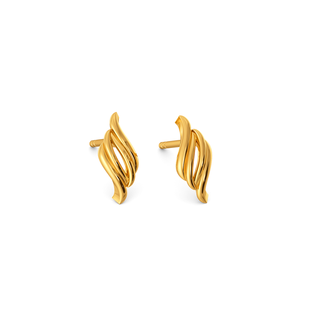 Very Drape Like Gold Earrings