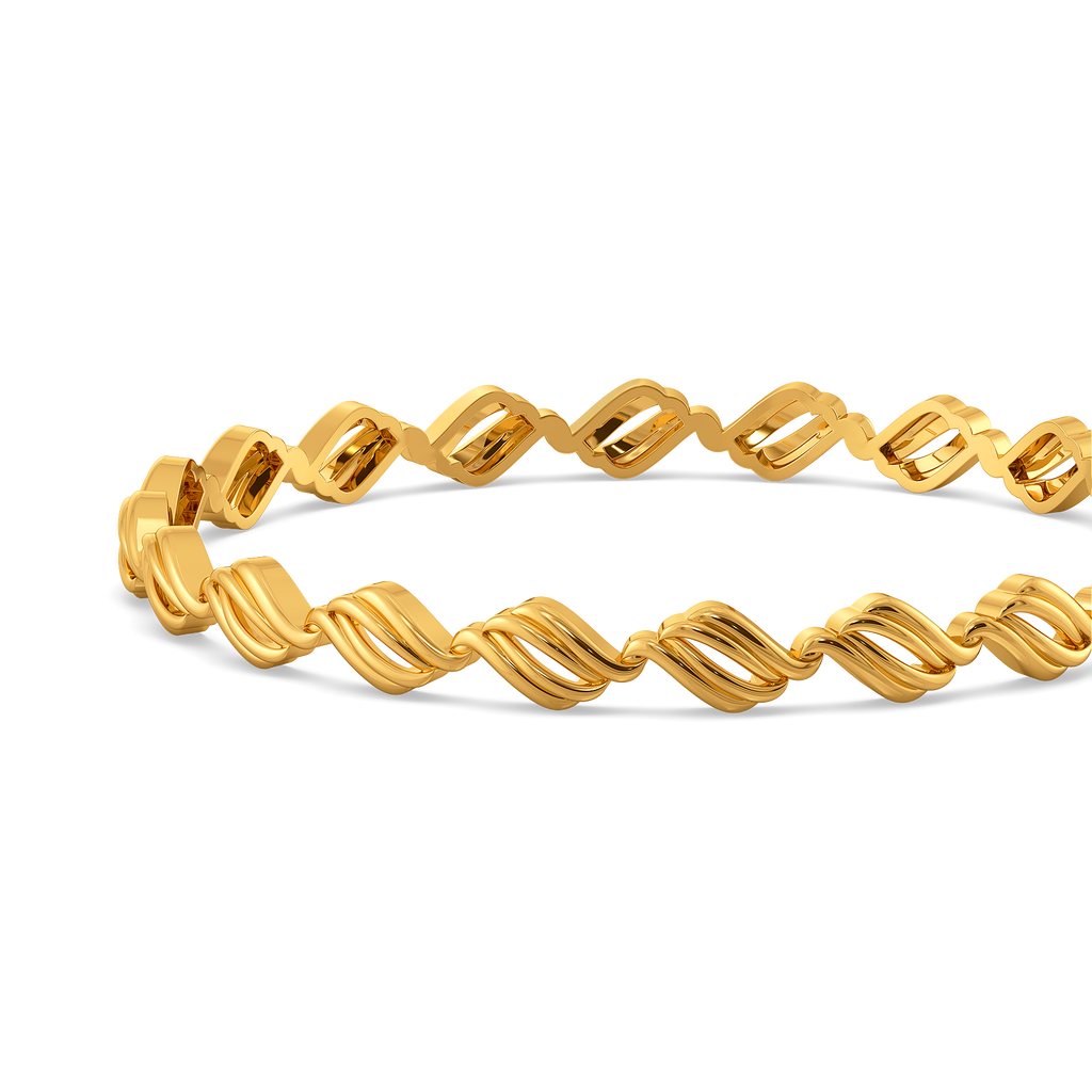 Very Drape Like Gold Bangles