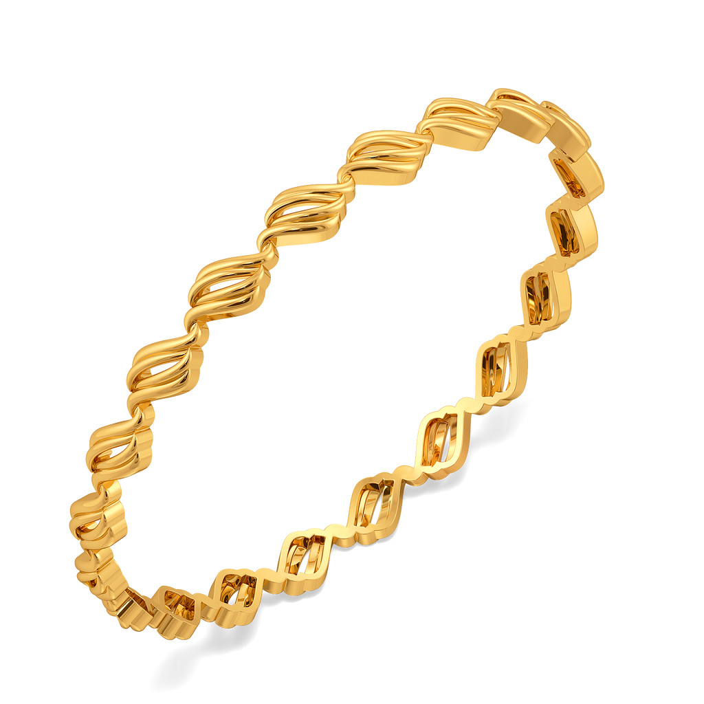 Very Drape Like Gold Bangles