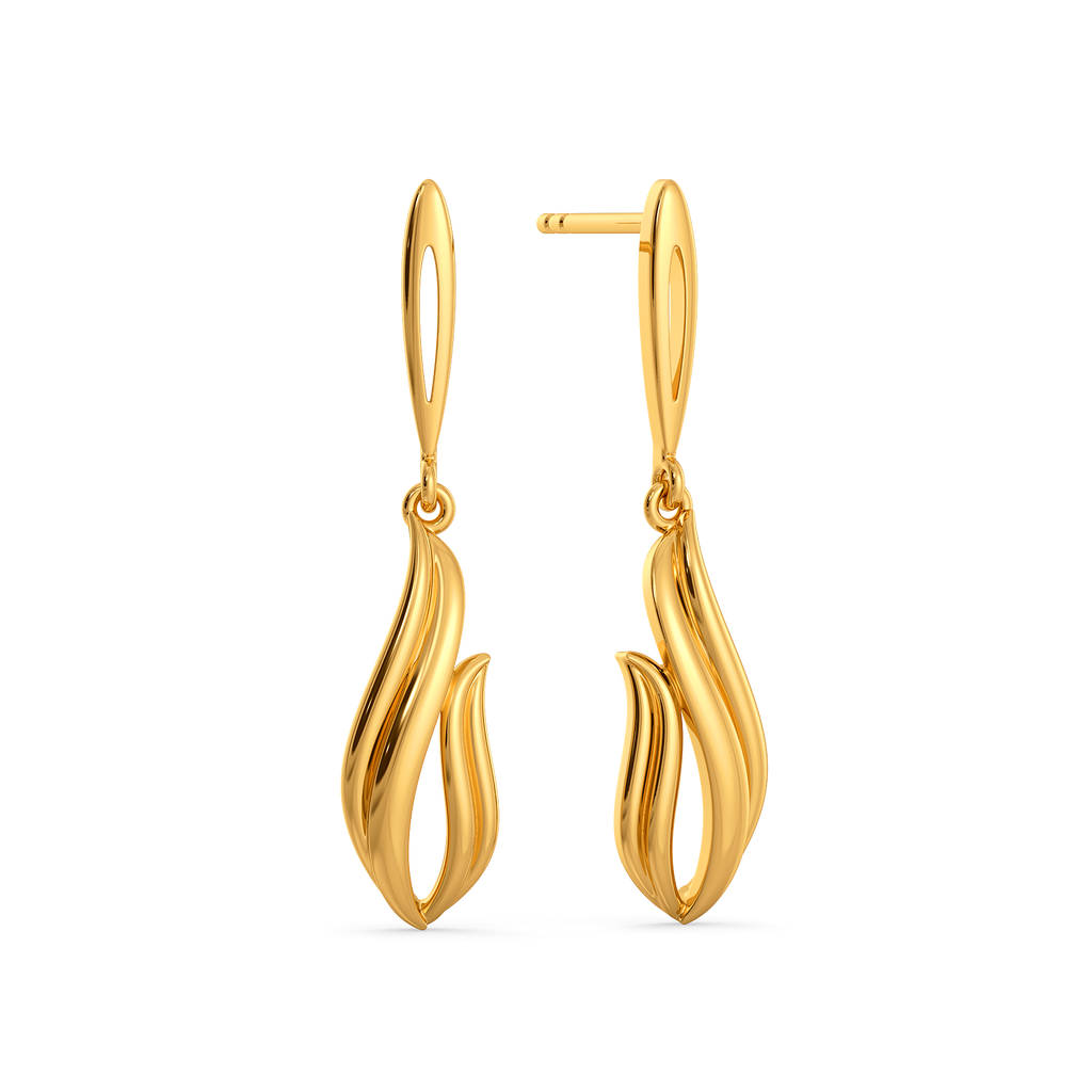 Drape Dreams Gold Earrings