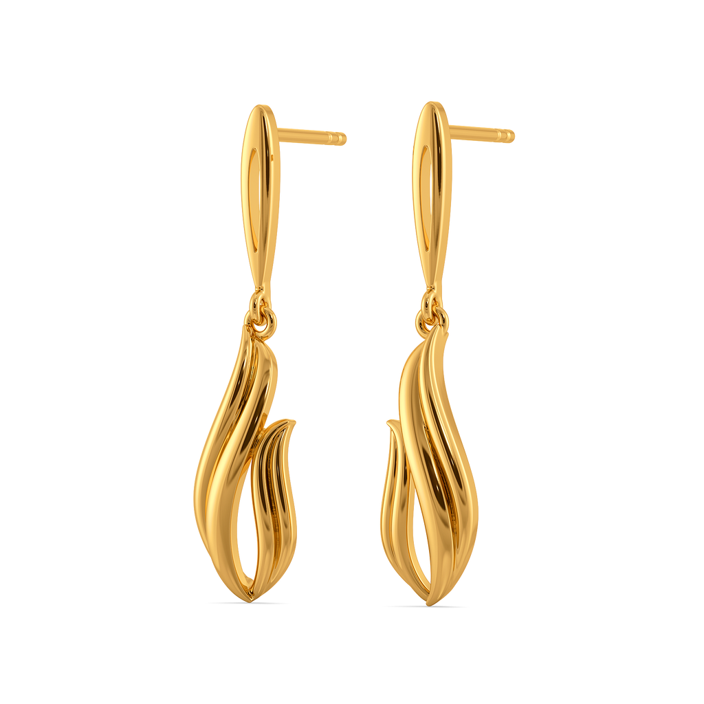 Drape Dreams Gold Earrings