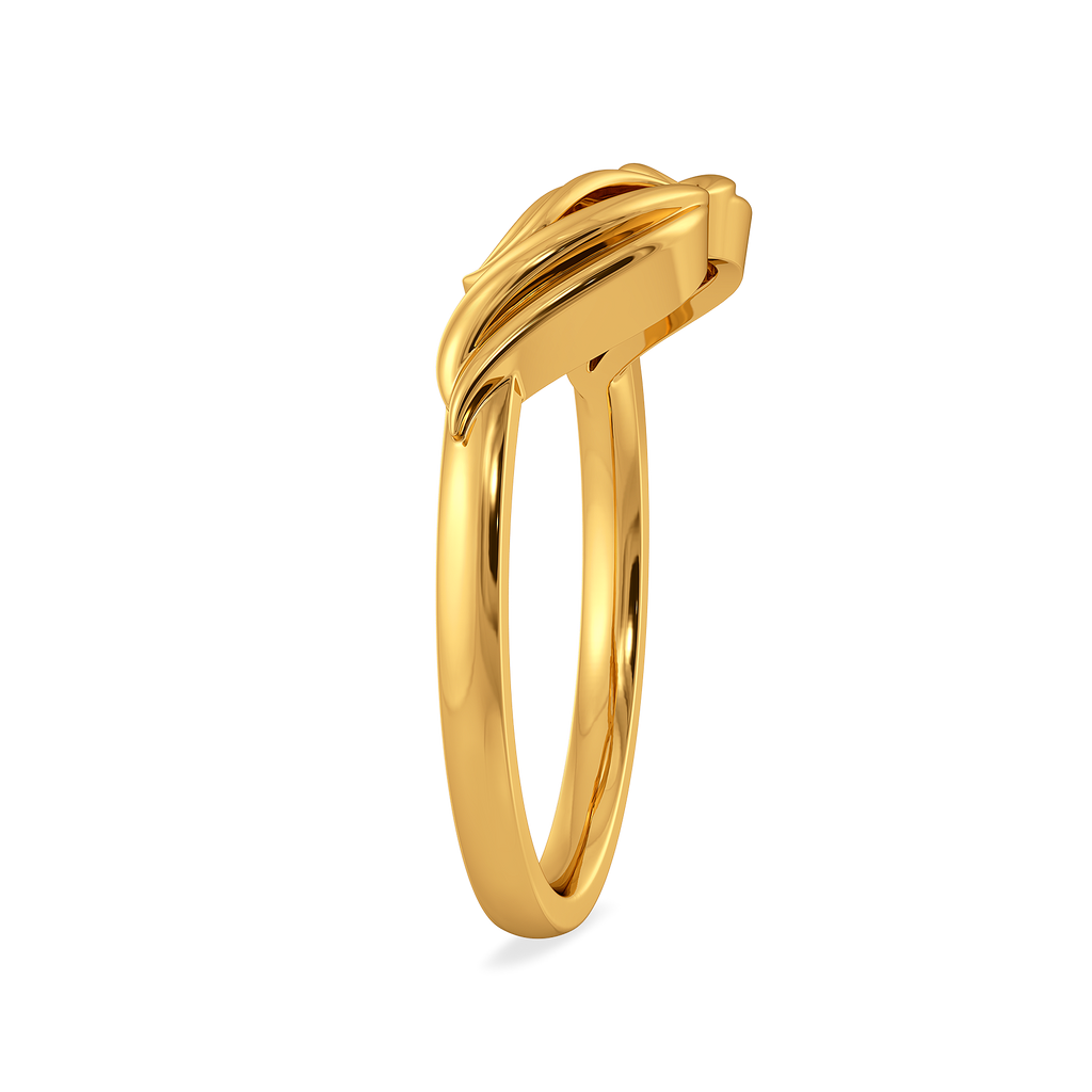 Drape Dreams Gold Rings image