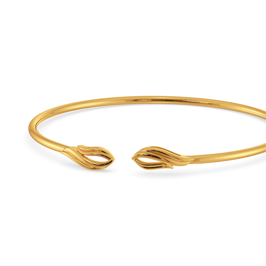 Drape Dreams Gold Bangles