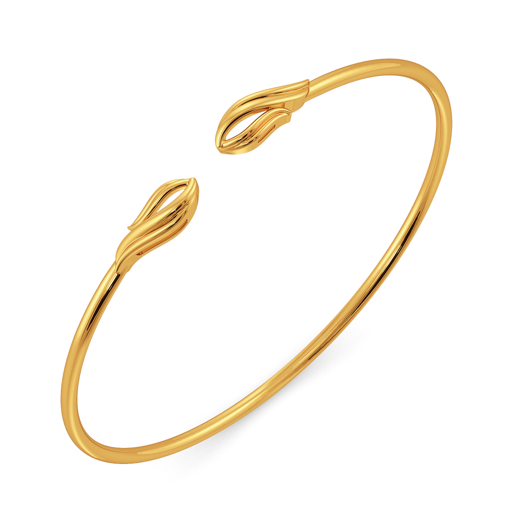 Drape Dreams Gold Bangles