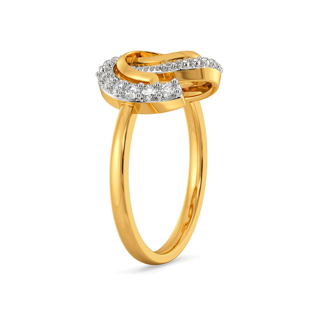 Effortlessly Draped Diamond Rings image