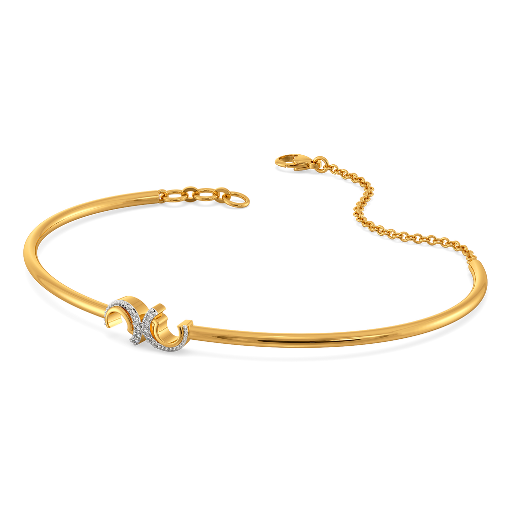 Effortlessly Draped Diamond Bangles