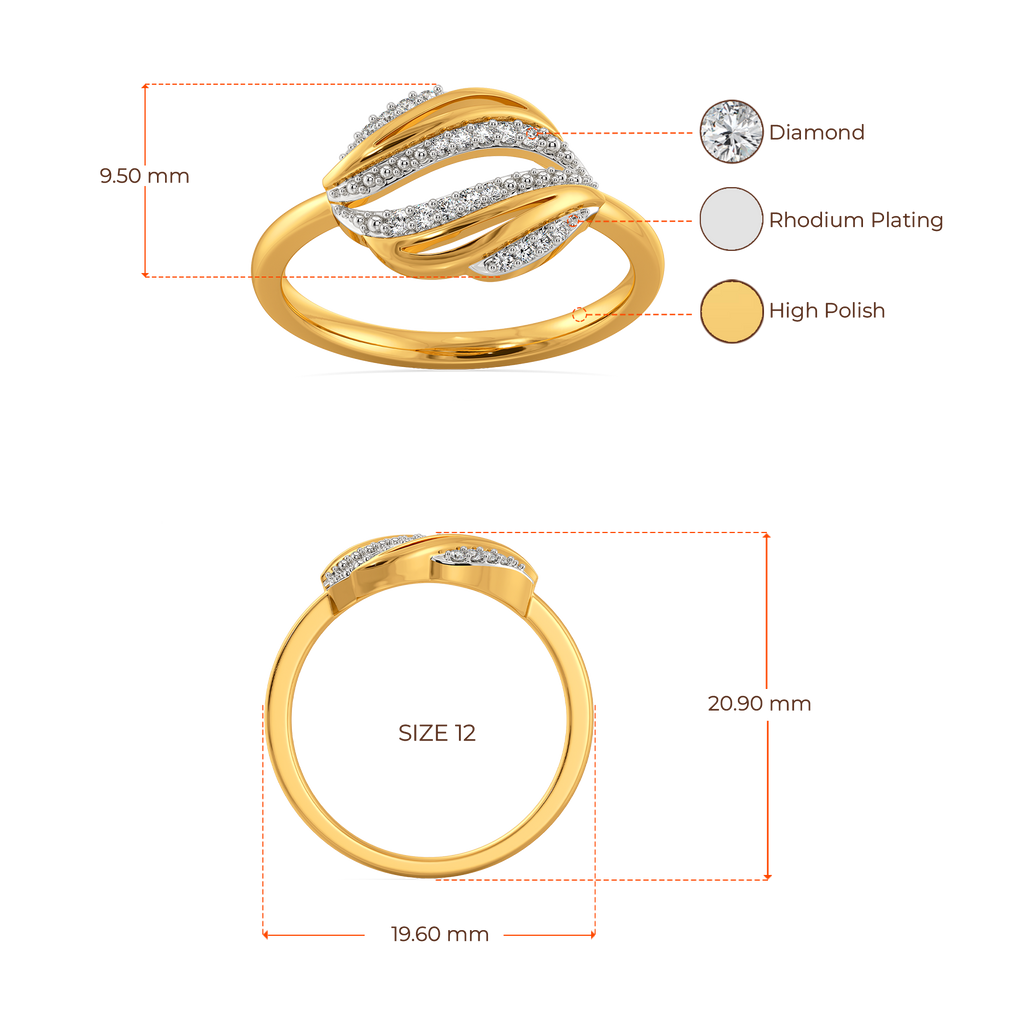 Drapes of Summer Diamond Rings image