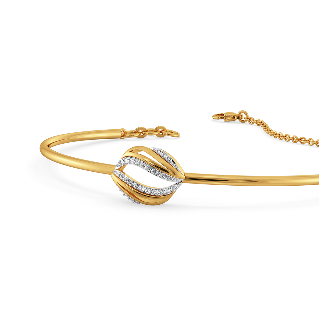 Drapes of Summer Diamond Bangles