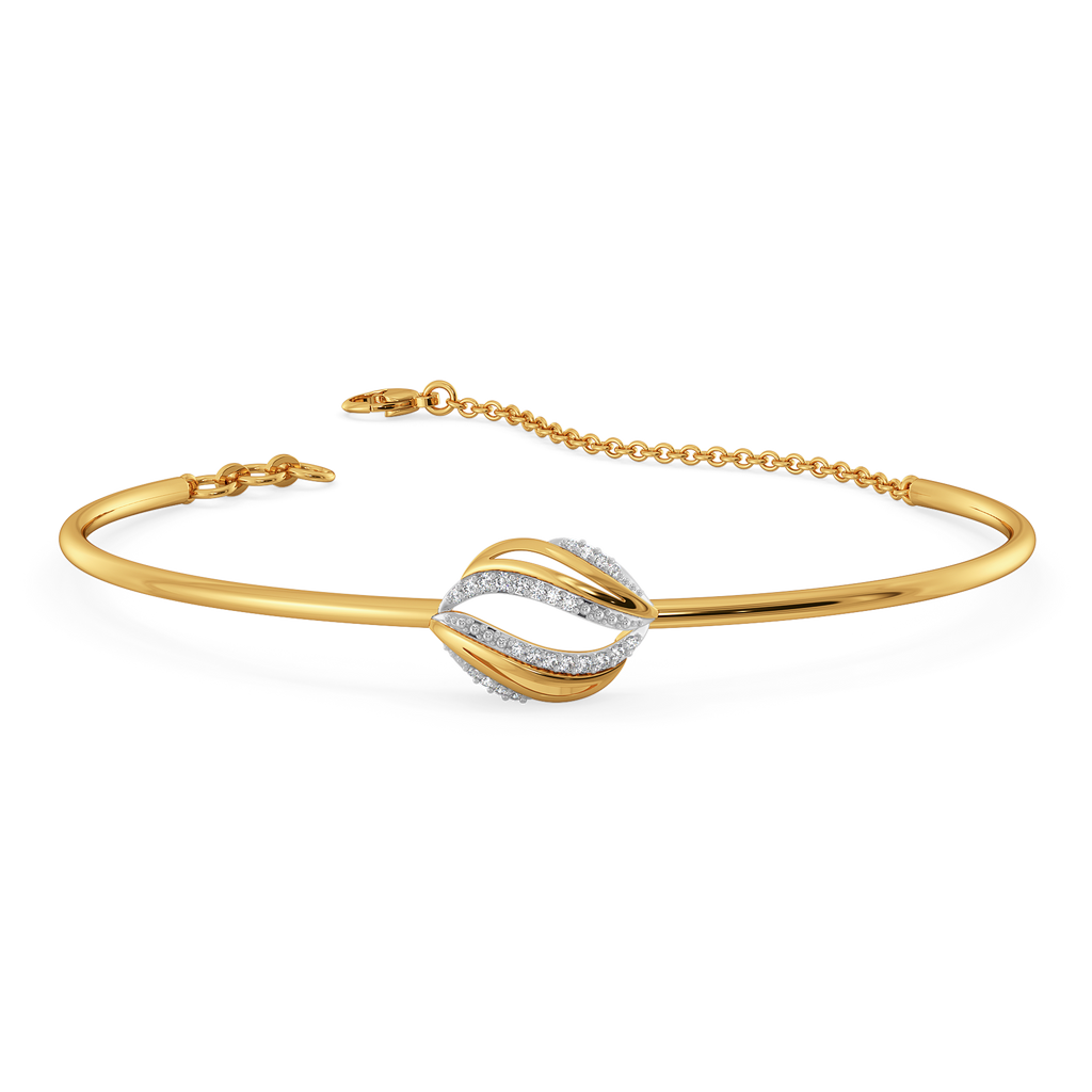 Drapes of Summer Diamond Bangles