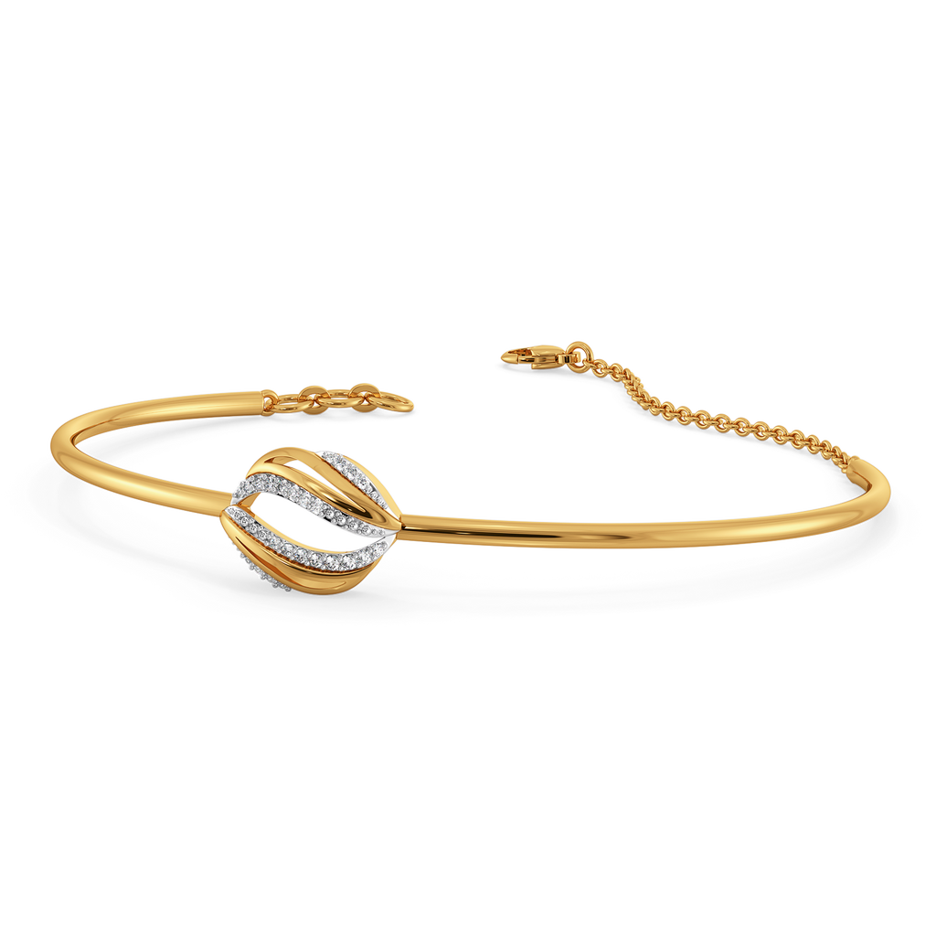 Drapes of Summer Diamond Bangles