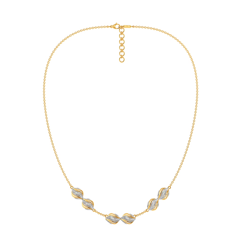 Drapes of Summer Diamond Necklaces