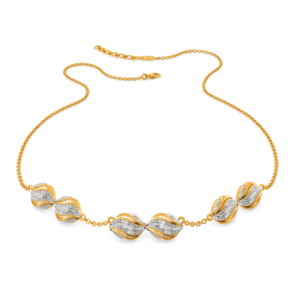 Drapes of Summer Diamond Necklaces
