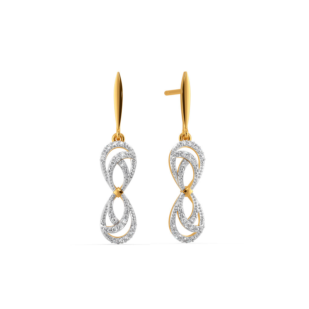 Quiet the Highlight Diamond Earrings