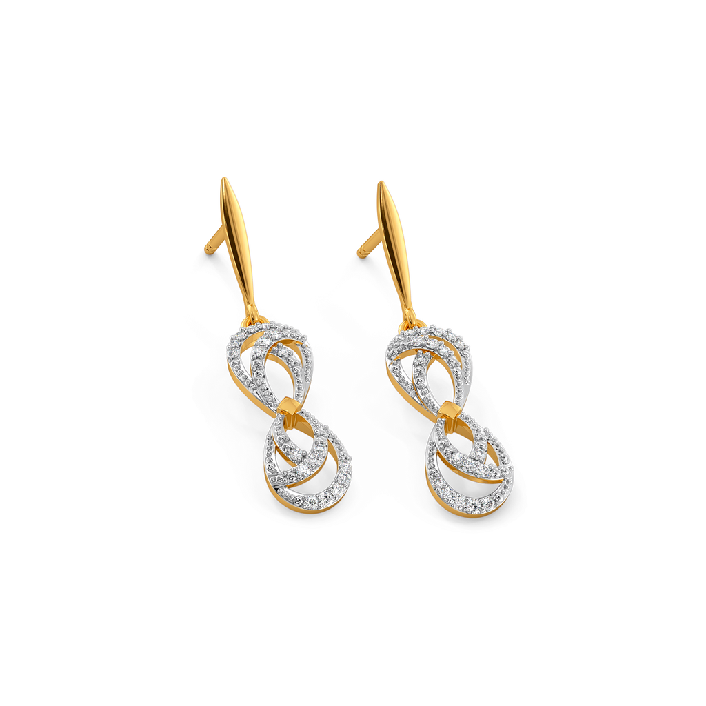 Quiet the Highlight Diamond Earrings