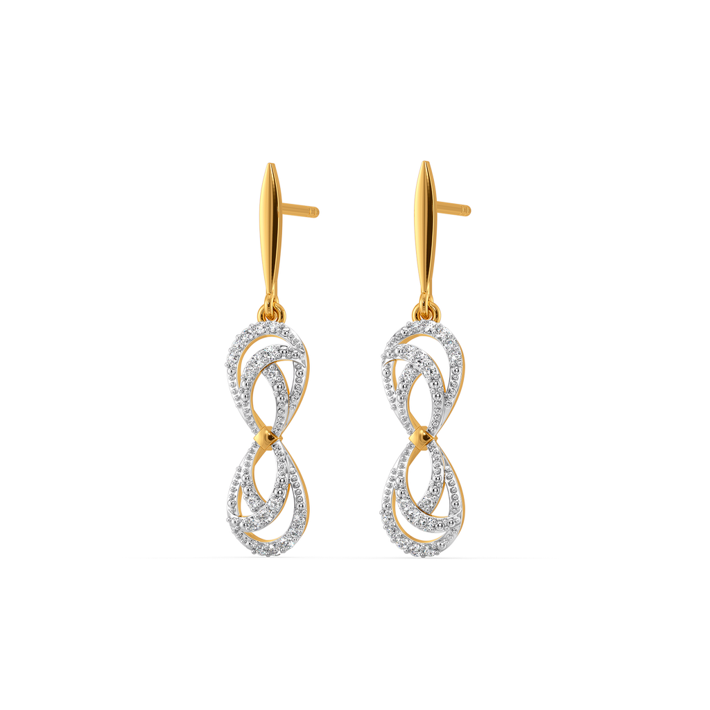 Quiet the Highlight Diamond Earrings