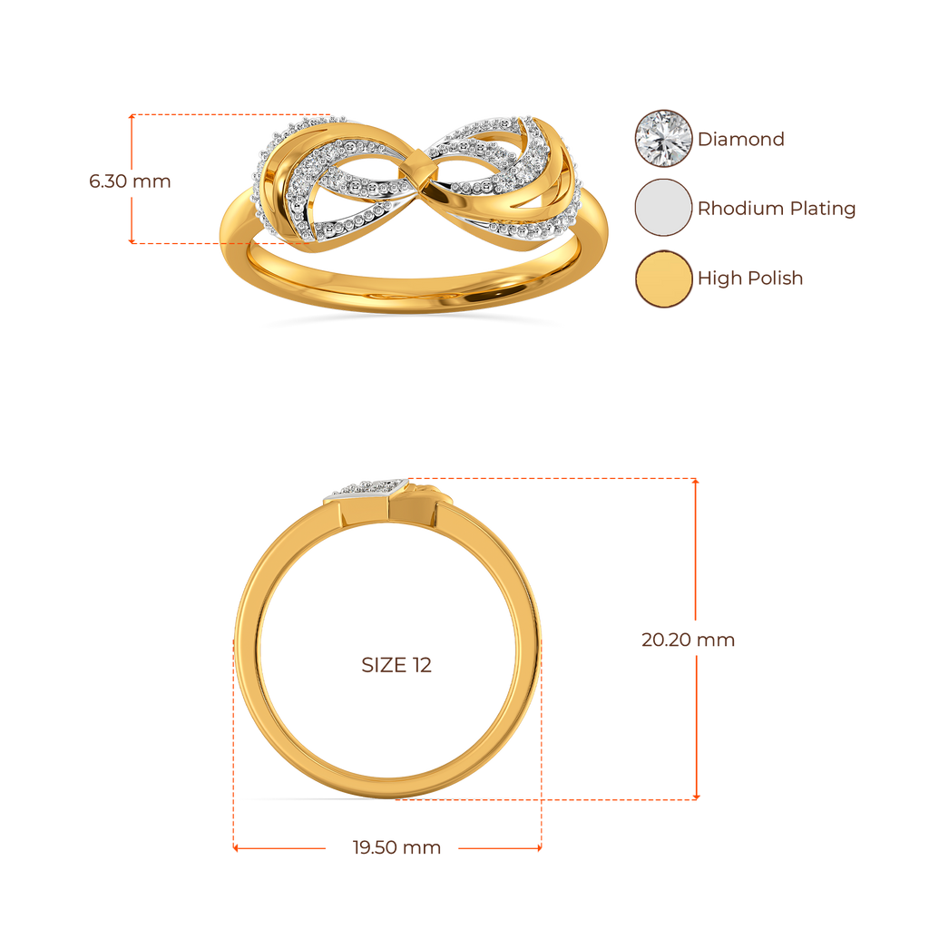 Quiet the Highlight Diamond Rings image