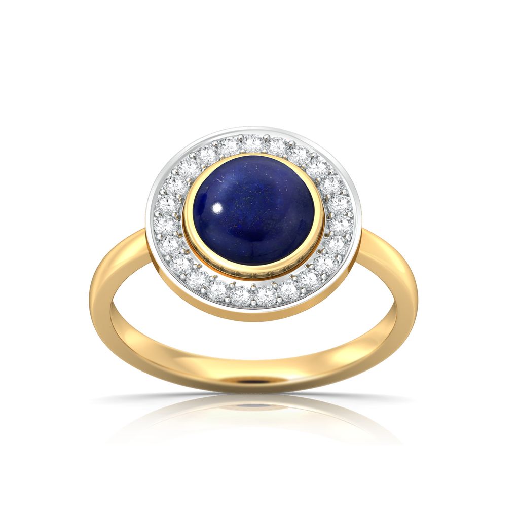 Fiery Blue Diamond Rings alternate view 3