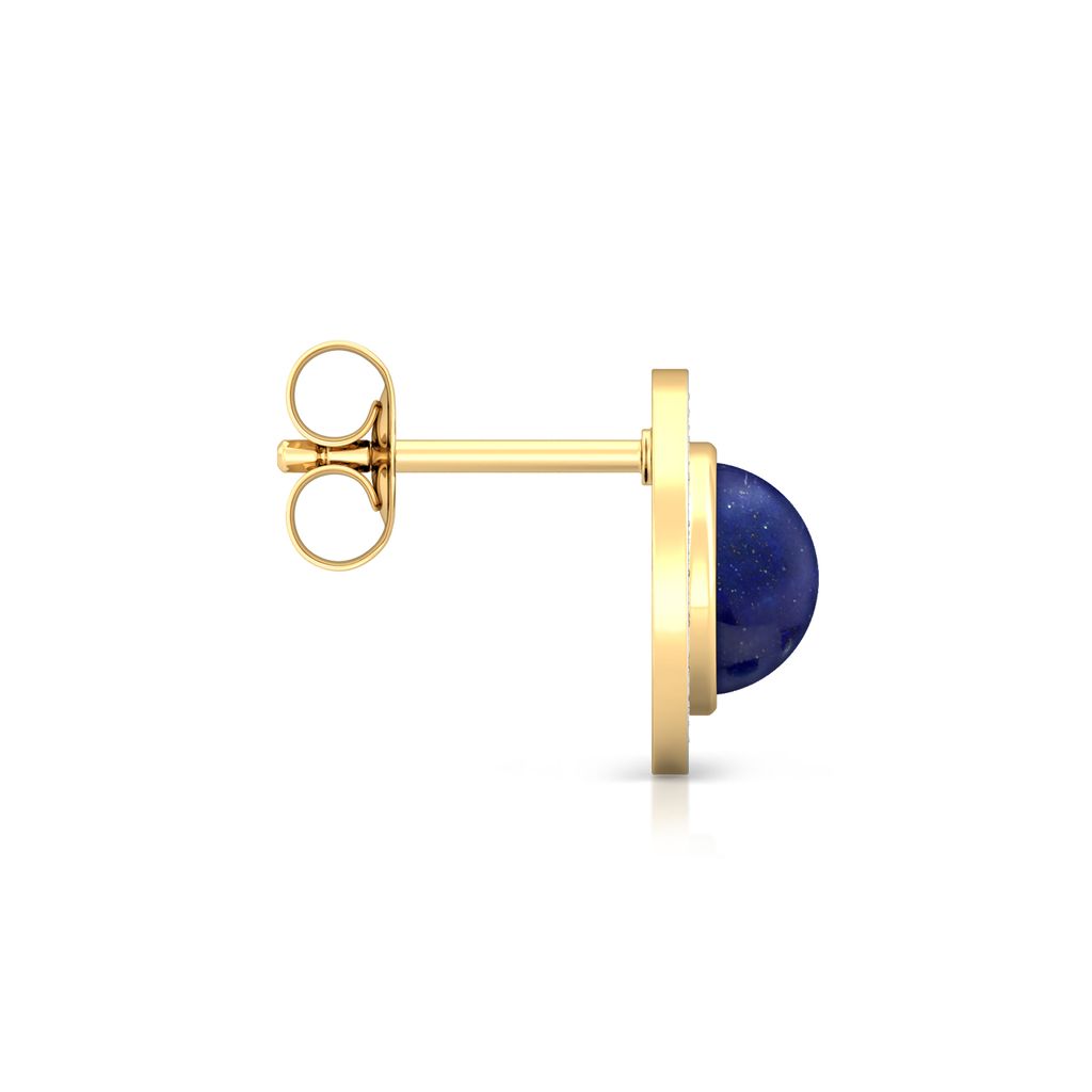 Fiery Blue Diamond Earrings
