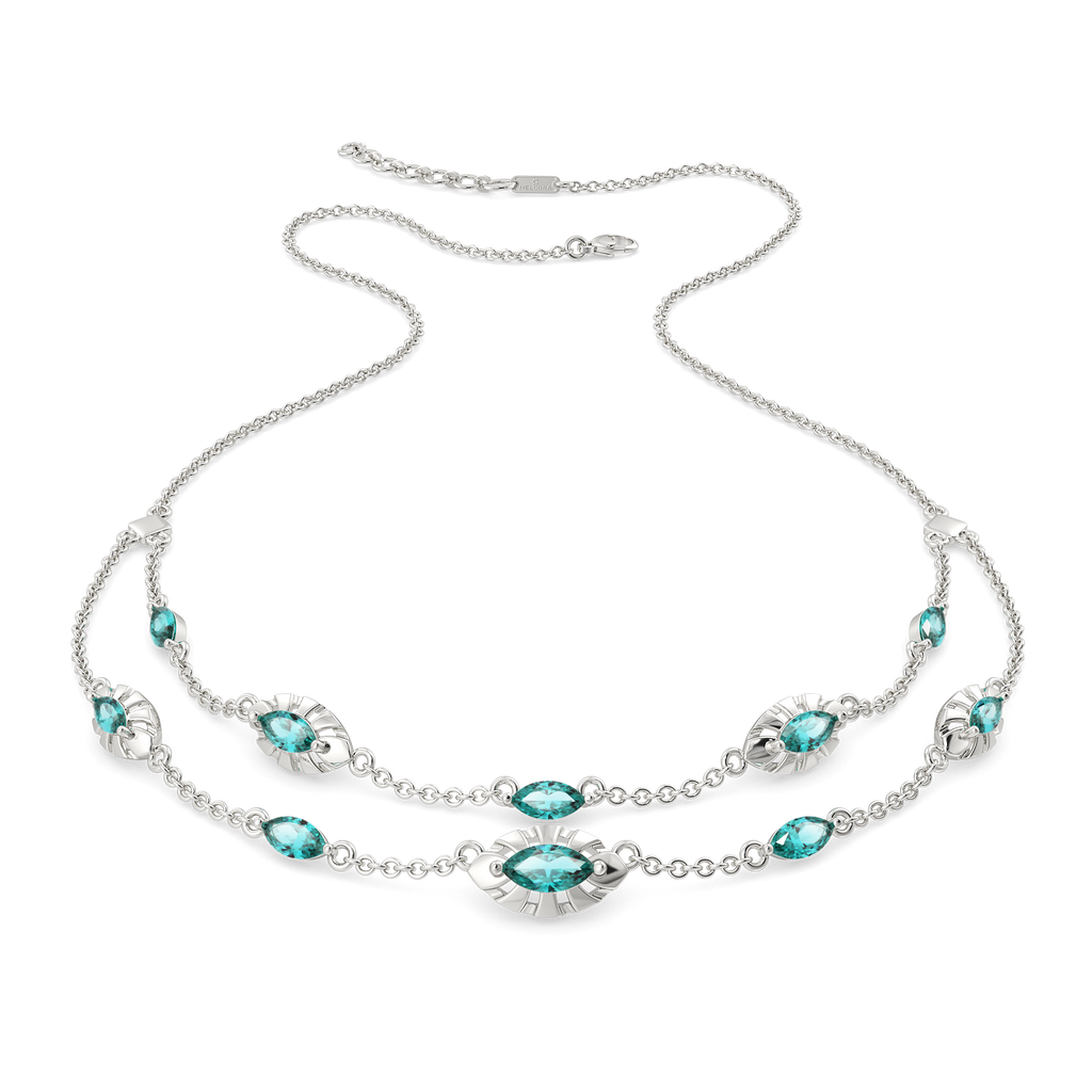Obsessed with Cerulean Gemstone Necklaces