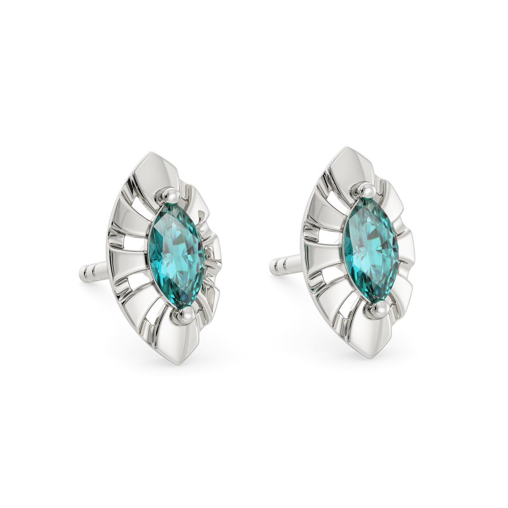 Obsessed with Cerulean Gemstone Earrings