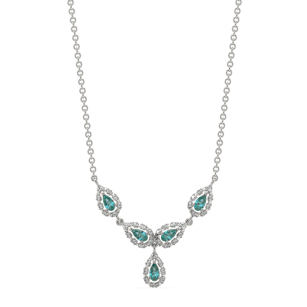 Like the Ocean Diamond Necklaces