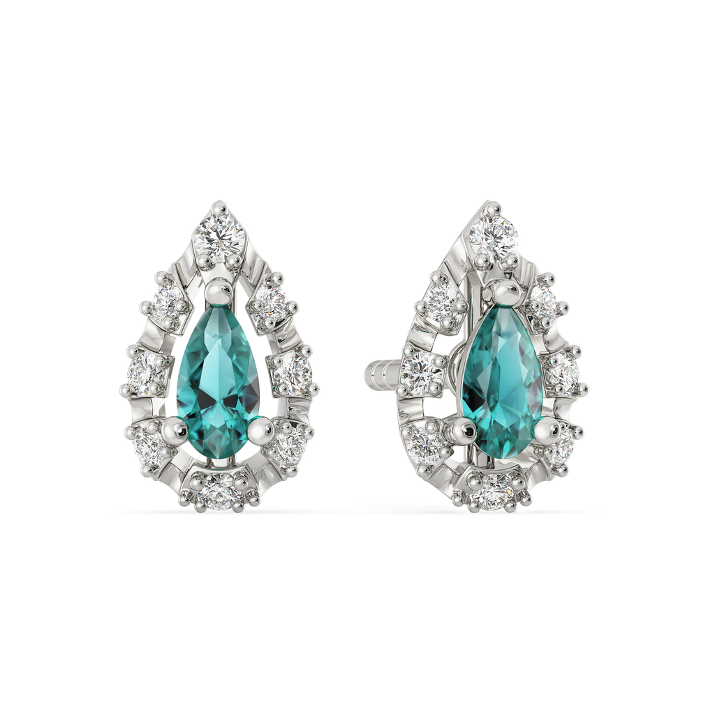 Like the Ocean Diamond Earrings