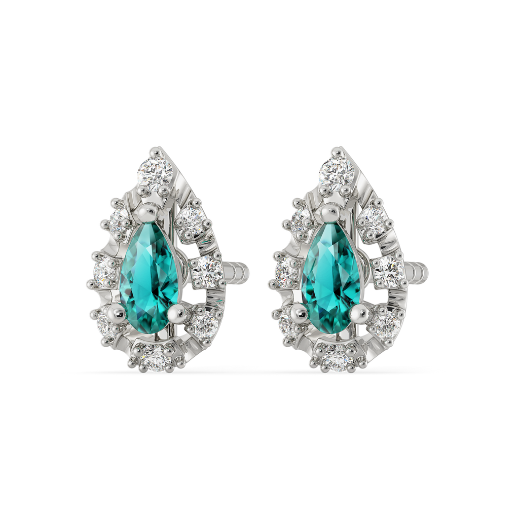 Like the Ocean Diamond Earrings