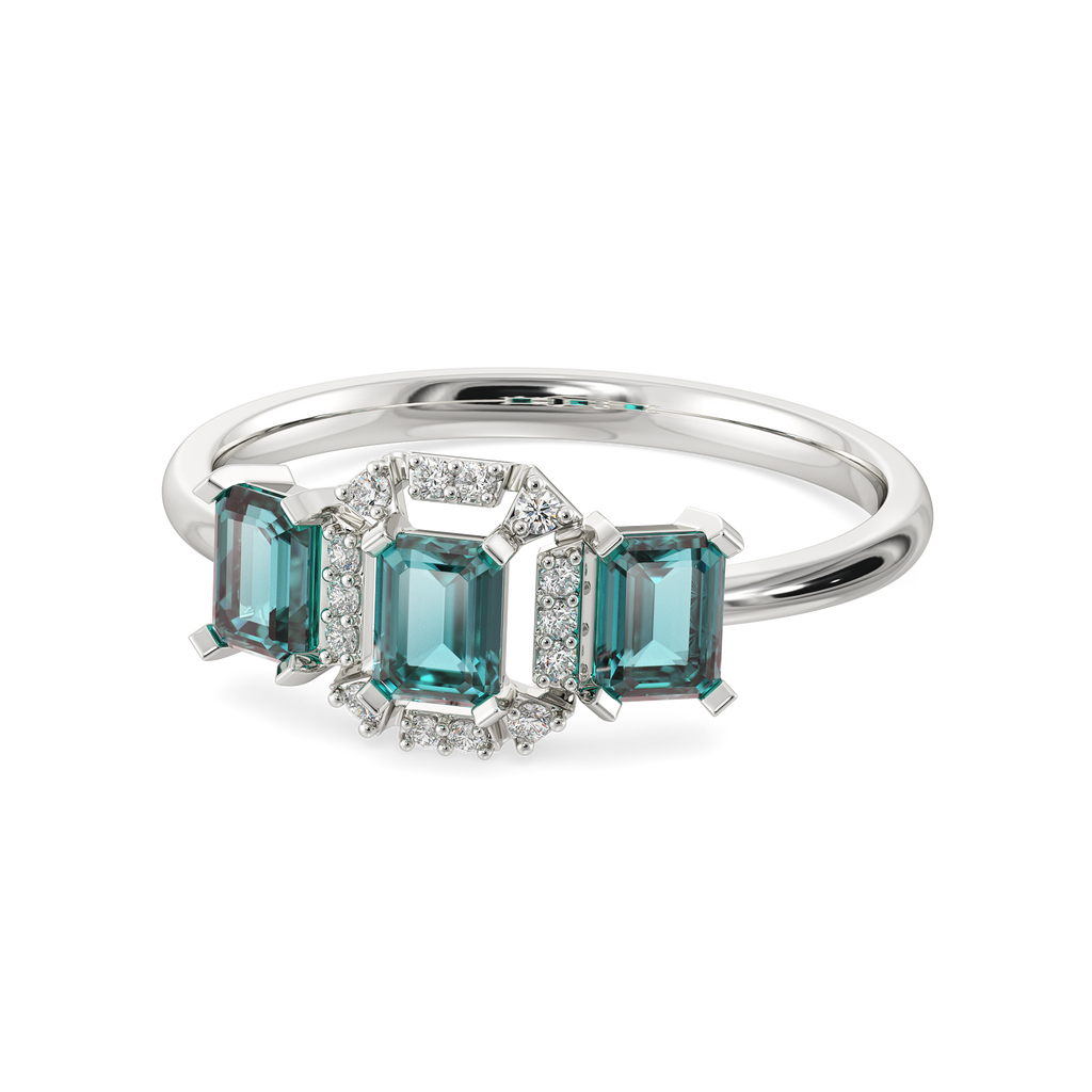 Calm in Couture Diamond Rings alternate view 2