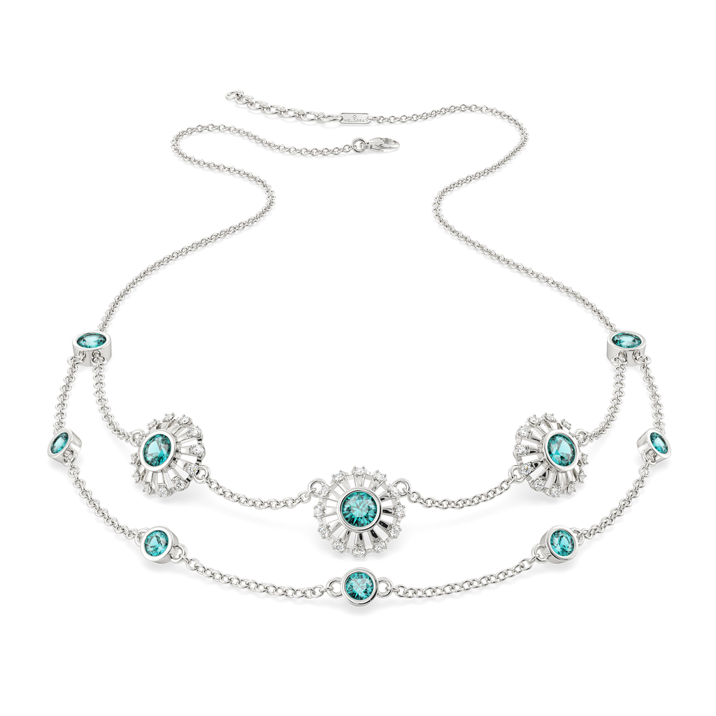 Too Blue to Ignore Diamond Necklaces