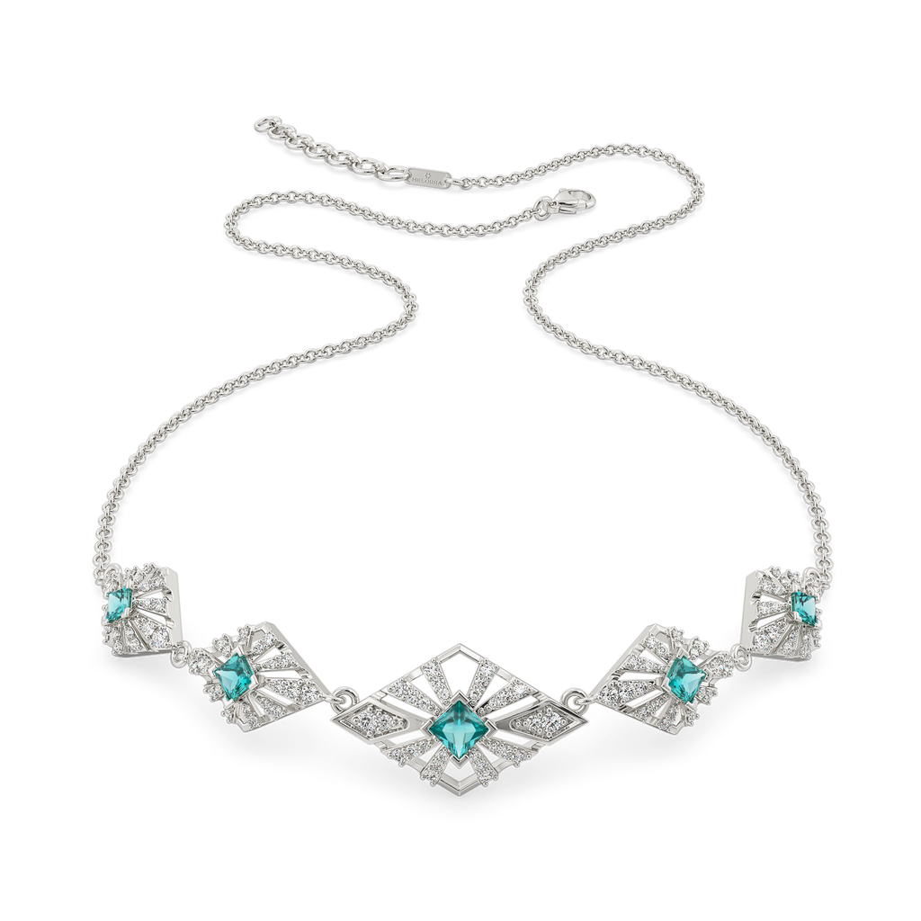 Styled in Cerulean Diamond Necklaces